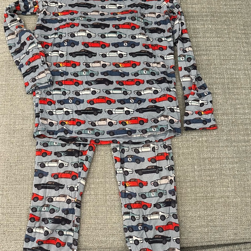 Kids' Car Print Pajama Set